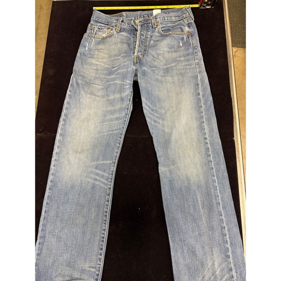 Levi's Other - Levis 501 Mens Jeans 31x30 Light Wash Button Fly Straight Leg Denim Blue C8